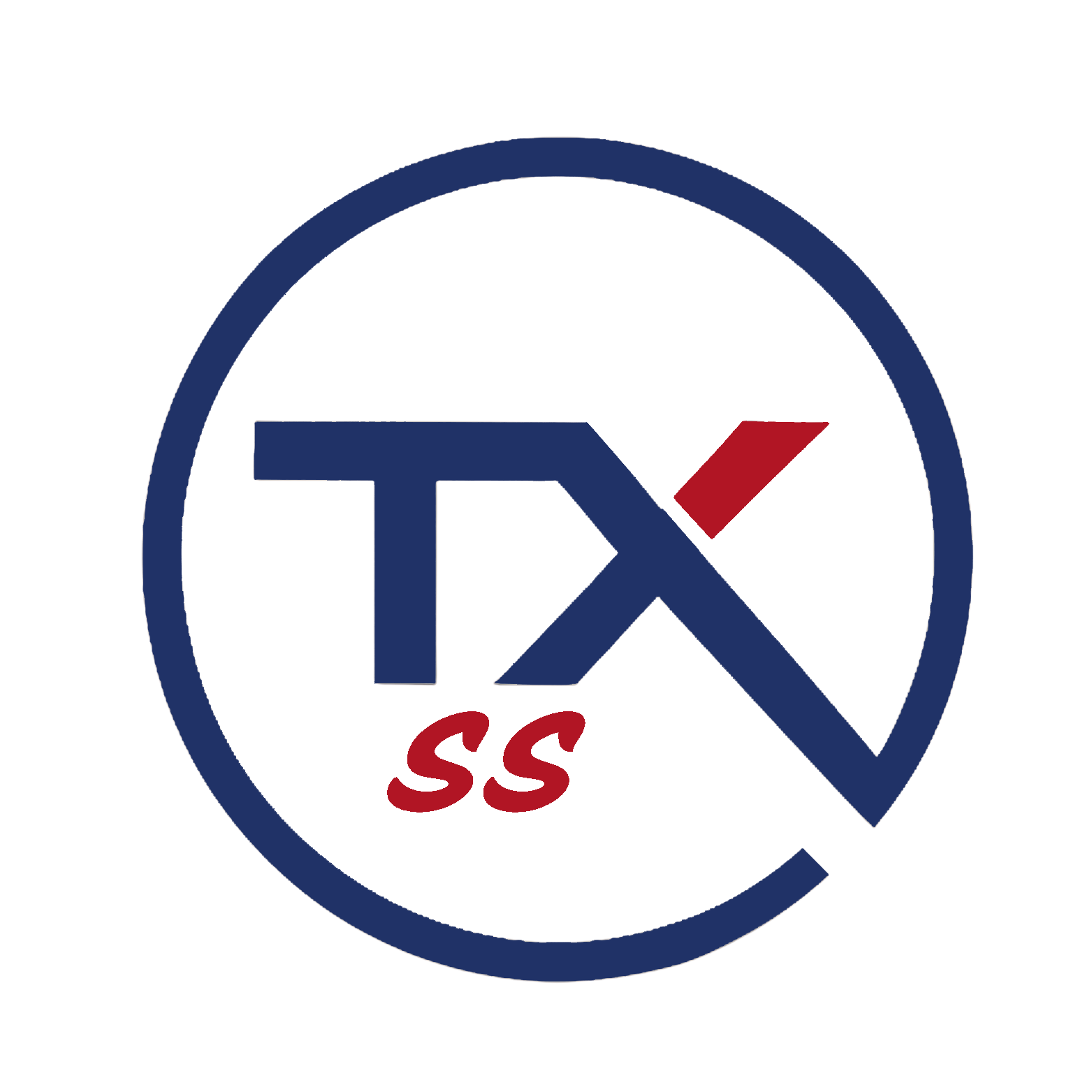 TX – ss (2) TX logo with blue and red colors